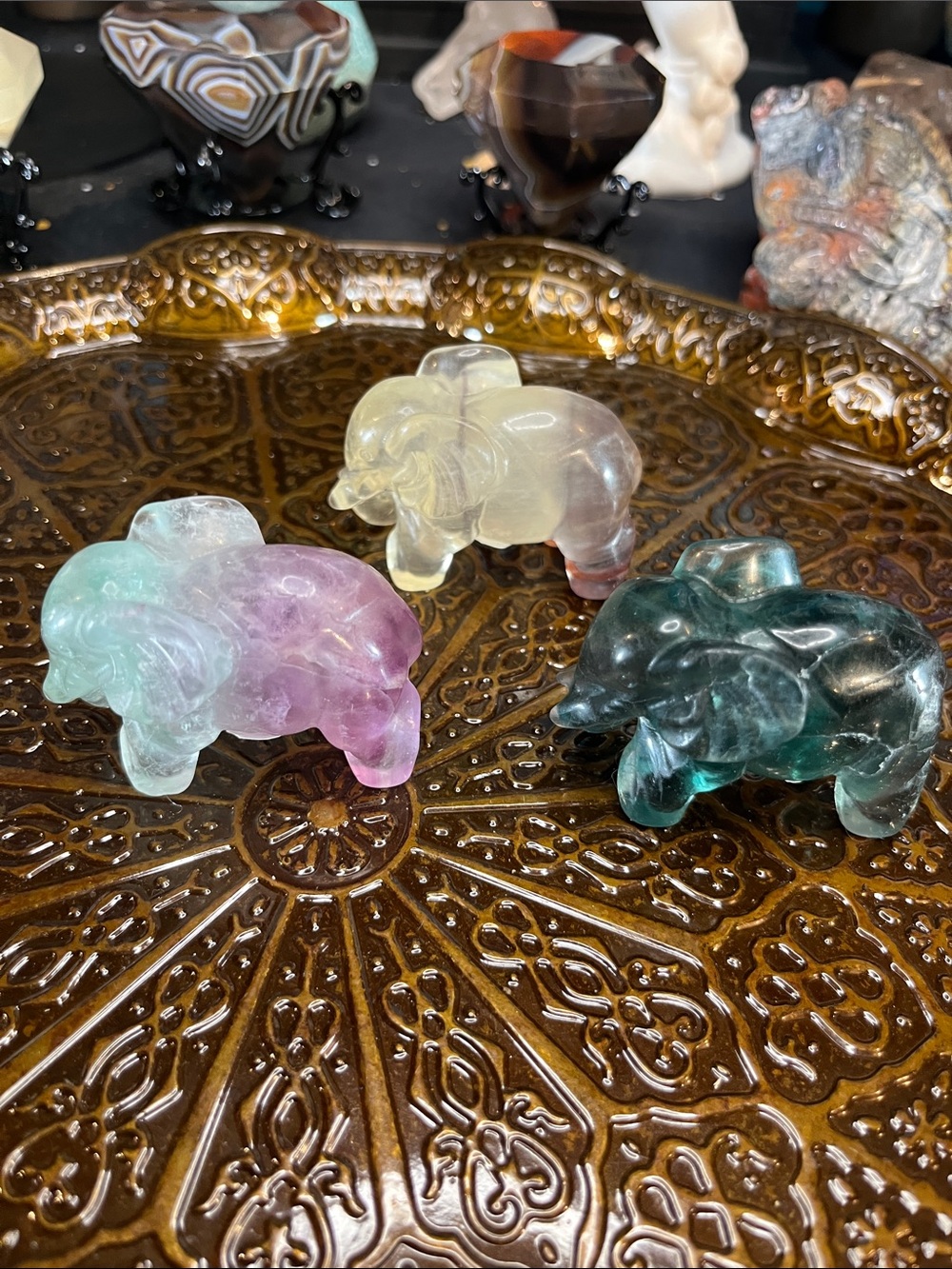 Flourite elephant (1)
